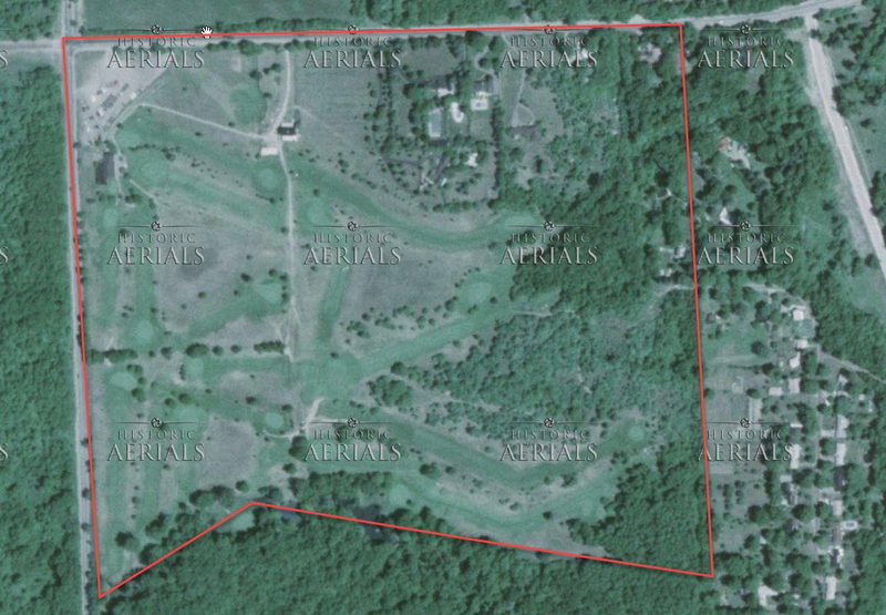 Brooklane Golf Course - 1987 Aerial (newer photo)